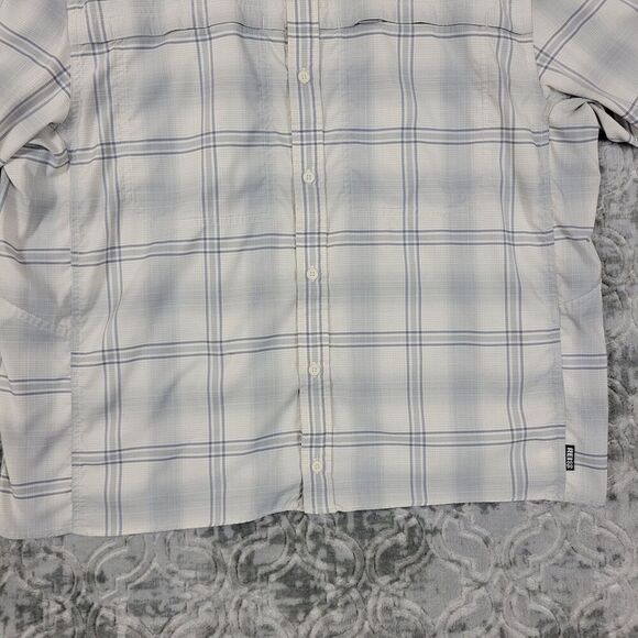 REI Co-Op Shirt Men Large L White Lightweight Performance Hiking Button Up Mens - Picture 6 of 12